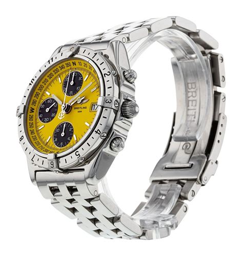 breitling chronomat longitude a20048|Breitling Chronomat evolution two tone.